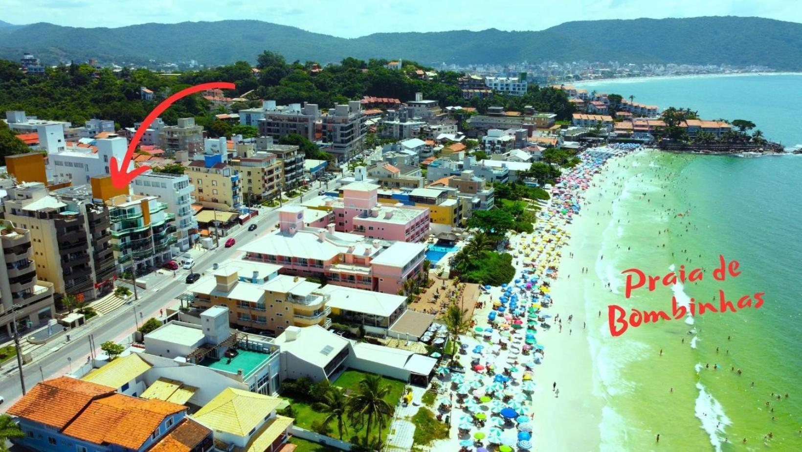 1053 - Praia De Bombinhas Locacao De Temporada - Residencial Egidio Pinheiro Apto 302 B Buitenkant foto